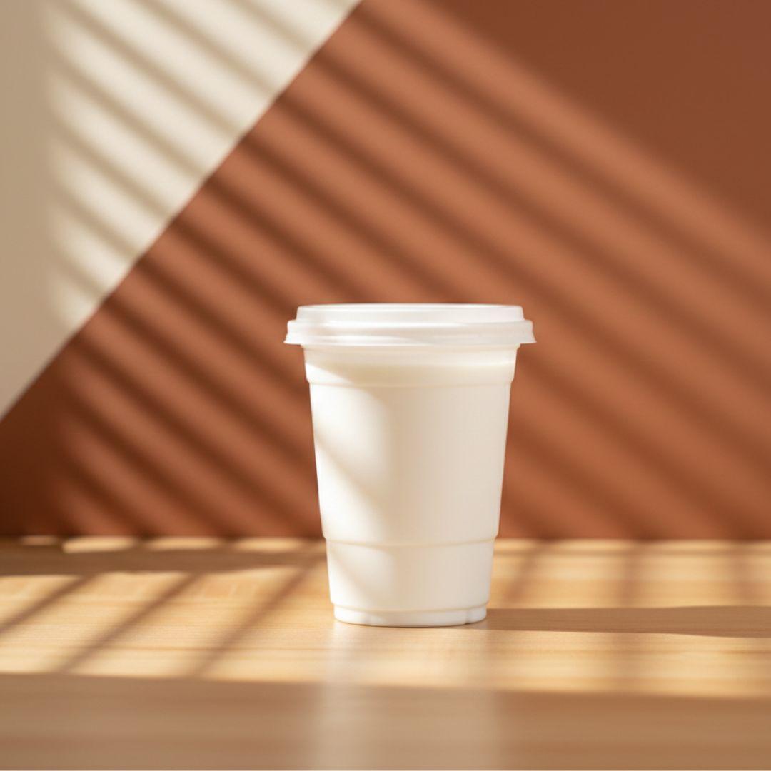 Qaymoq uchun plastik stakan 500 ml